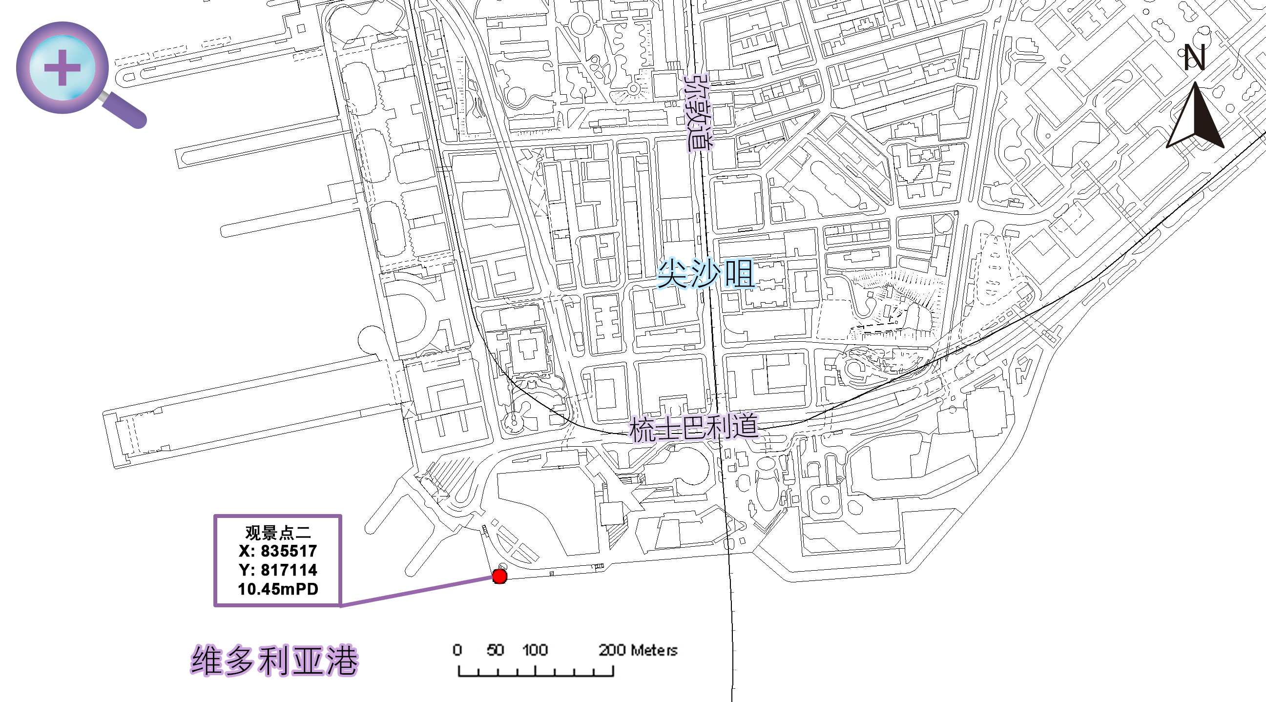 观景点二远距地图