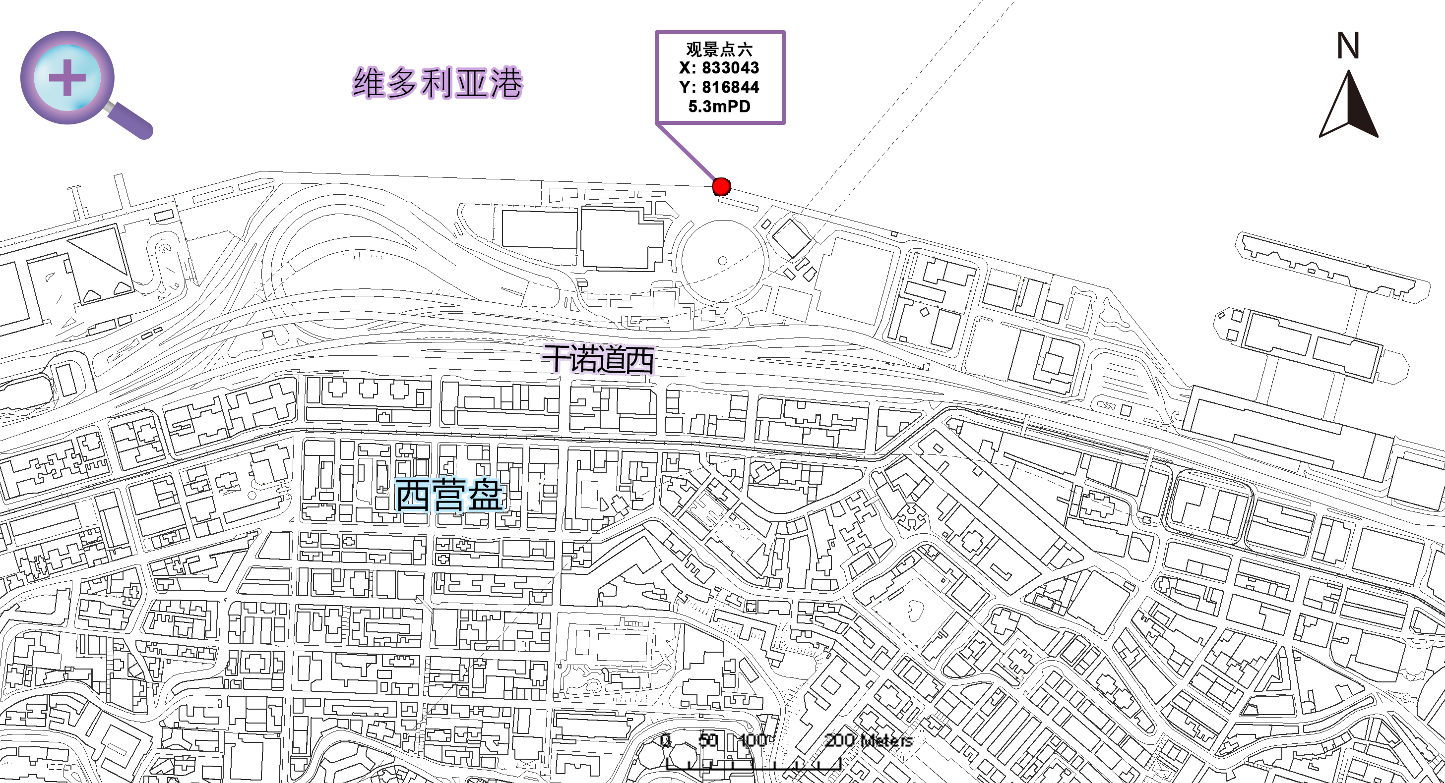 观景点六远距地图