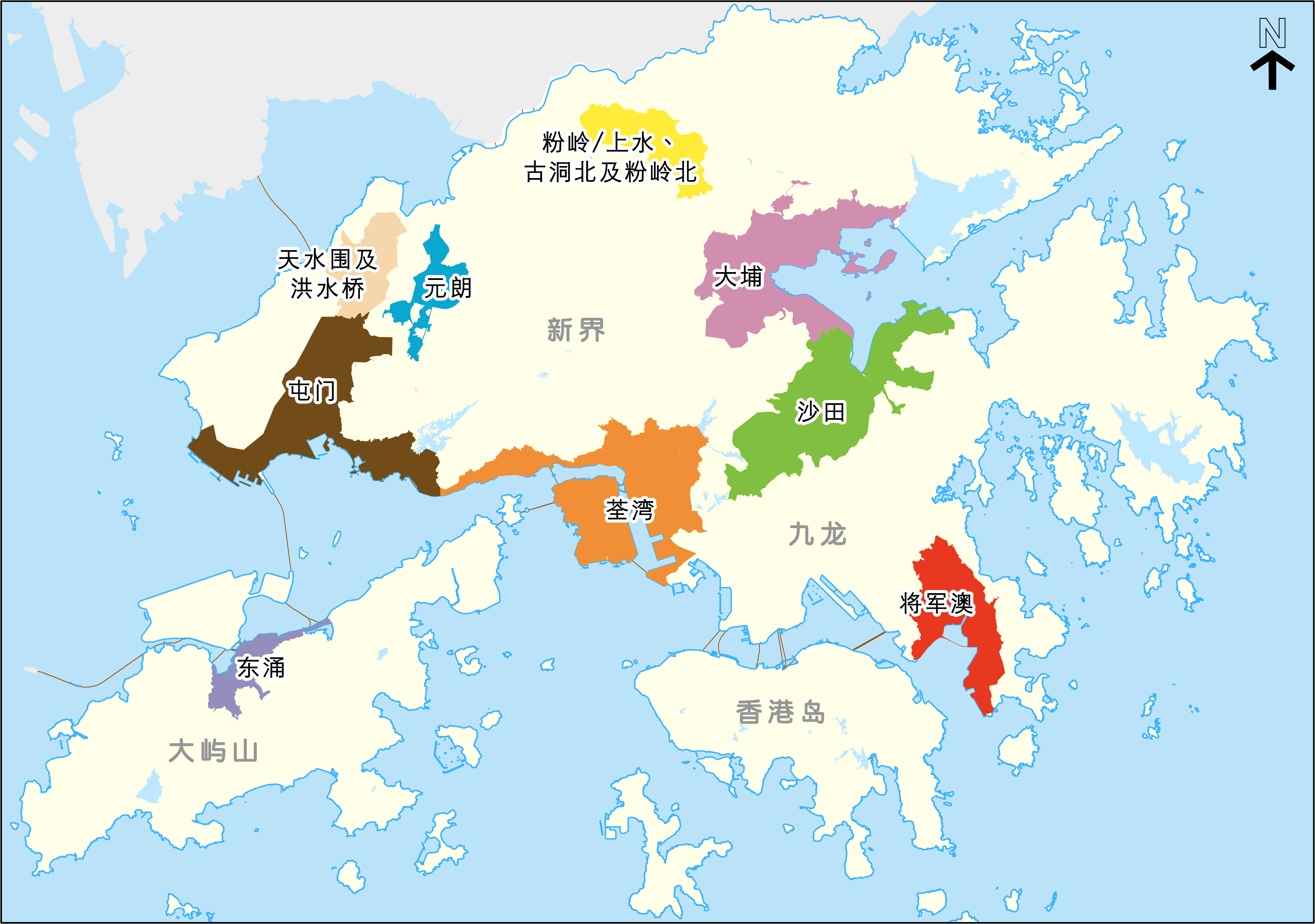 香港地图