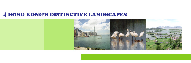 4 	HONG KONG'S DISTINCTIVE LANDSCAPES