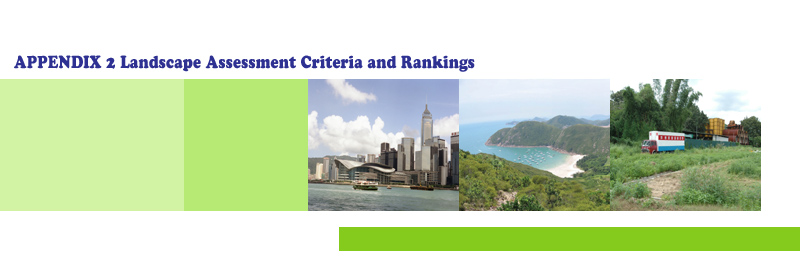 APPENDIX 2 - Landscape Assessment Criteria and Rankings