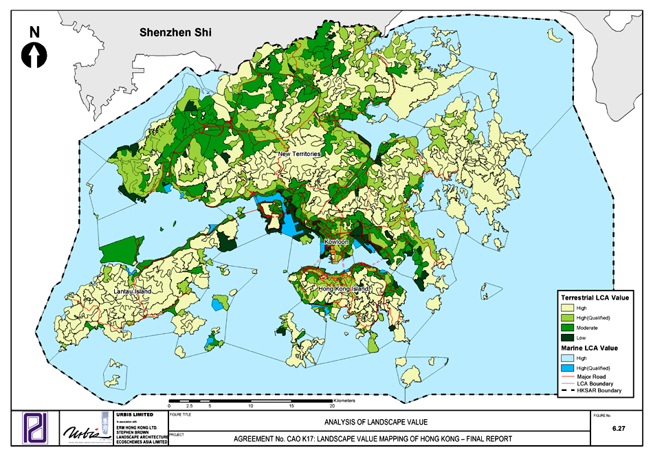 Figure 6.27 - ANALYSIS OF LANDSCAPE VALUE